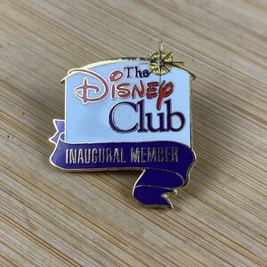 Disney Pin WDW The Disney Club Inaugural Member Official DS Trading pin